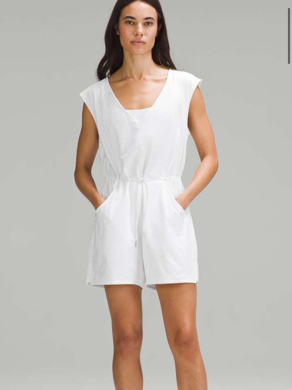 Lululemon French Terry V-Neck Romper